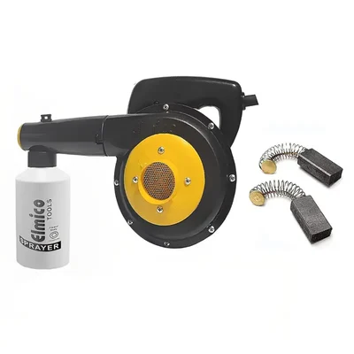 Elmico Air Blower Cum Sanitizer Sprayer Machine With Carbon Brush And 6 Month Warranty (EB3+SANITIZER+CARBON)